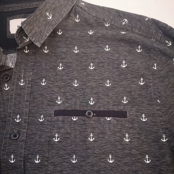 Urban Heritage Men's Size Large Long Sleeve Button Front & Cuffs Shirt - Picture 5 of 7